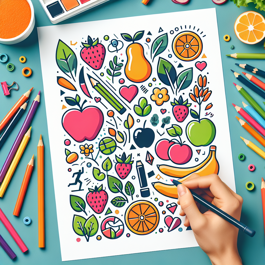 Tips Kreatif untuk Membuat Poster Pola Hidup Sehat yang Mudah Digambar