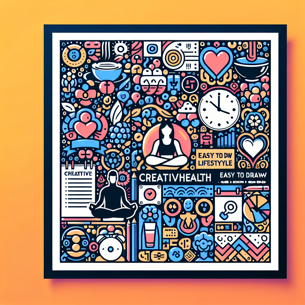 Poster Kreatif Sehat: Ide Gaya Hidup yang Mudah Digambar
